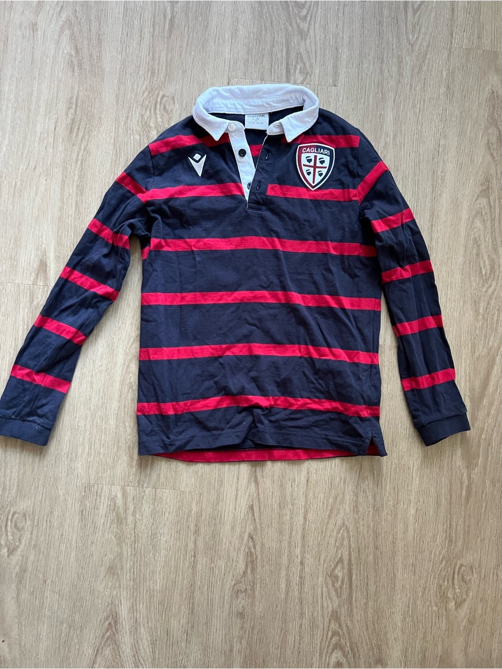 2019/20 Cagliari Calcio (Italian Soccer) Long Sleeve Rugby Shirt